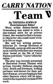 Carry Nation article